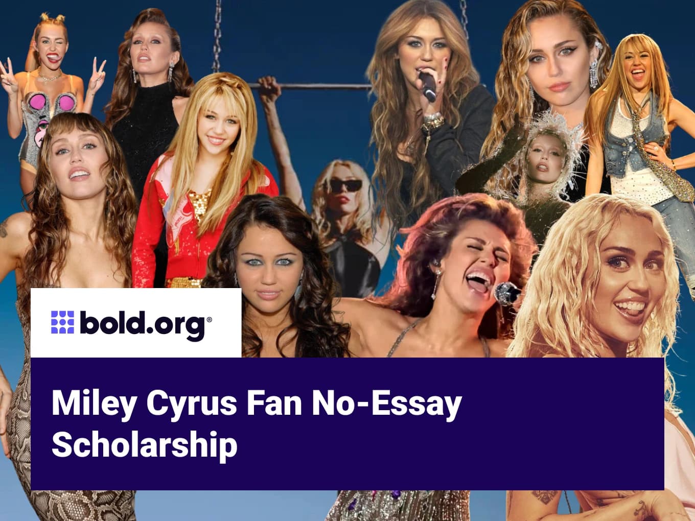 Miley Cyrus Fan No-Essay Scholarship
